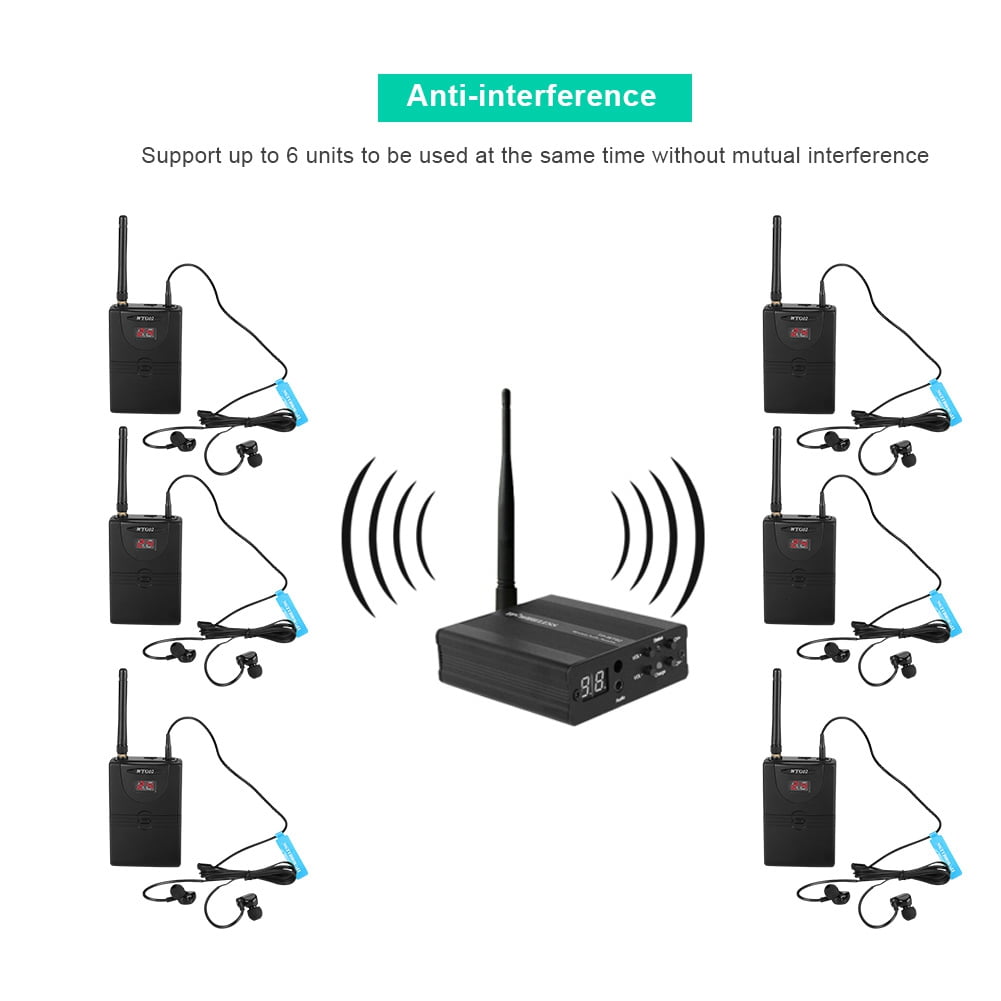 Ccdes Wireless In-ear Monitor System Receiver, Recording Studio Monitoring, 2.4GHz Professional Digital Wireless In Ear Monitor For Home