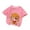 Pink, variant on Uxgjfwu Toddler Boys Girls Summer T-Shirt Short Sleeve Graphic T shirt Casual Kids Summer Clothes T-shirts, Sizes 9M-8T