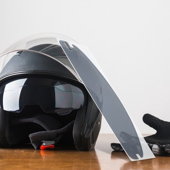 Masteelf Anti Fog Helmet Visor Film Auto Tint Transition Film For Motorcycle Helmet Visor From Clear To Tinted For Riding All Seasons