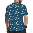 thumbnail image 2 of Wukai Various Lights Print Men's Short-Sleeved Mesh T-Shirt,Quick-Dry Short Sleeve Workout T-Shirt-Small, 2 of 8