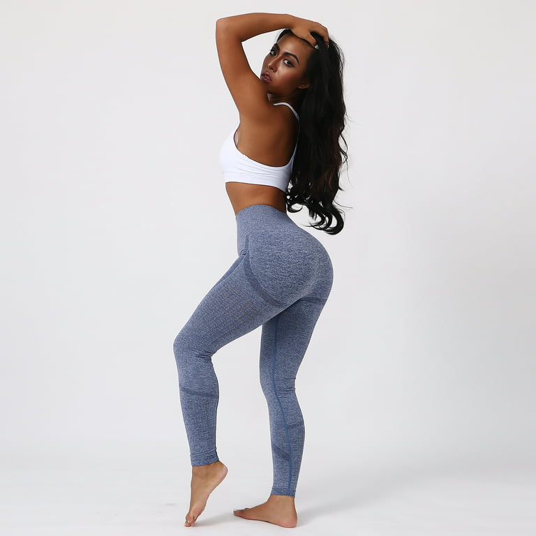 Women's Thick High Waist Yoga Exercise Stretch Stretch Pants Tummy