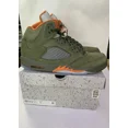 thumbnail image 1 of Ni - ke Ni - ke Air Jordan 5 Retro Army Olive Solar Orange Sneaker DD0587-308 Men's Size 13, 1 of 5
