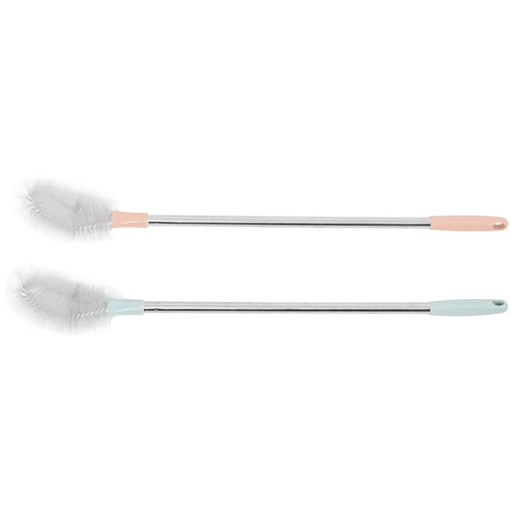 2 Pcs Water Bucket Cleaning Brush Long Bottle Kit Bottles Mug