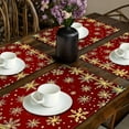 thumbnail image 6 of Wadada Christmas Placemats Table Placemats Set of 4 Plastic Seasonal Table Mats Decoration Washable Winter Xmas Holiday Placemats Decoration for Kids Home Kitchen Dining Room Housewarming Gifts, 6 of 8