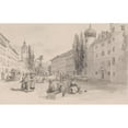 thumbnail image 3 of Edward Theodore Compton 18x13 Black Modern Framed Museum Art Print Titled - Main Square in Lienz, 3 of 5