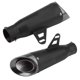 thumbnail image 2 of Silenciador de escape Jadeshay universal Acero inoxidable motocicleta 51 mm color negro, 2 of 8