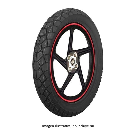 Llanta para Moto Rodeon 90/90 Negro Rin 17"