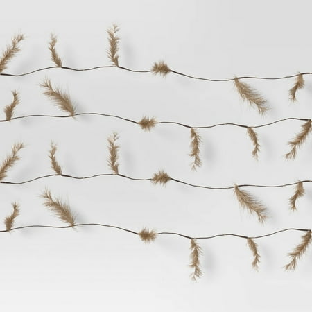 Pine Needle Garland with LED Fairy Lights Gold - Room Essentials