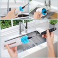 thumbnail image 4 of Fmxomd 10.6 inch Bottle Brush Set of 3, Good Grip for Washable Coffee Cups, Water Bottles, Ba/by Bottles, Straws, to-go Cups, Long-Handled 3-in-1 Stainless Steel Bottle Brushes, 4 of 8