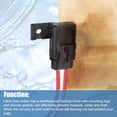 thumbnail image 4 of Unique Bargains 2 Set Car Inline Fuse Holder Waterproof Blade Style ATO/ATC Holder 30A 12A Gauge Wire Harness with Cover, 4 of 6