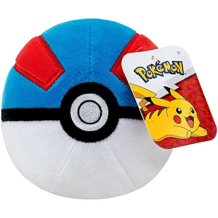 Pokemon Pokeball Great Ball Plush