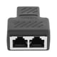 thumbnail image 4 of Conector Acoplador 1 A 2 Vías Cable Lan Cabezal Ethernet Red RJ45, 4 of 6