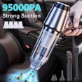 thumbnail image 2 of HLONK 95000PA Car Vacuum Cleaner Strong Suction Wireless Mini Handheld Portable Auto Desktop Powerful Cordless Vacuum Cleaner, 2 of 7