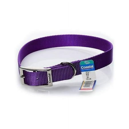 UPC: 0076484059391 | Coastal Pet Products DCP90122PUR Nylon Standard Single Layer Dog Collar 22-Inch Purple
