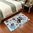 thumbnail image 4 of Linnome Pet Feeding Mat Diatomite Ultra Water Absorbent Anti-Spill Anti-Slip Rectangular Placemat for Dog Cat Food Water Bowl Floor Protection 15.74x23.62in, 4 of 9
