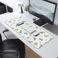 thumbnail image 2 of Long Mouse Pads for Desk,White Cartoon Dinosaurs UFOs Stars Desk Mats on Top Of Desks, Desk Mouse Pad Extra Large with 3mm Non-Slip Base and Stitched Edge for Gaming,Work,Home 31.5"x11.8", 2 of 5