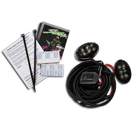 UPC 709540023004 product image for STREET-FX ELECTROPOD YELLOW LED M/C BLACK OVAL PODS | upcitemdb.com