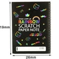 Scratch Paper Art Notebooks Rainbow Scratch Off Art Set Kids Activity