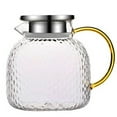 thumbnail image 1 of Coofit 50.73oz Water Carafe Universal Multipurpose Glass Carafe Water Pitcher, 1 of 8