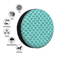 thumbnail image 5 of Gaeub Aquamarine Glitter1 14-17in Tire Cover, Spare Tire Cover, for Camper Caravan, Trailer, Car, Truck, SUV, Jeep - 14 inch, 5 of 9