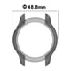 thumbnail image 3 of Funda protectora de reloj de TPU para Ticwatch Pro 3/Pro 3 Lite (negro transparente), 3 of 5