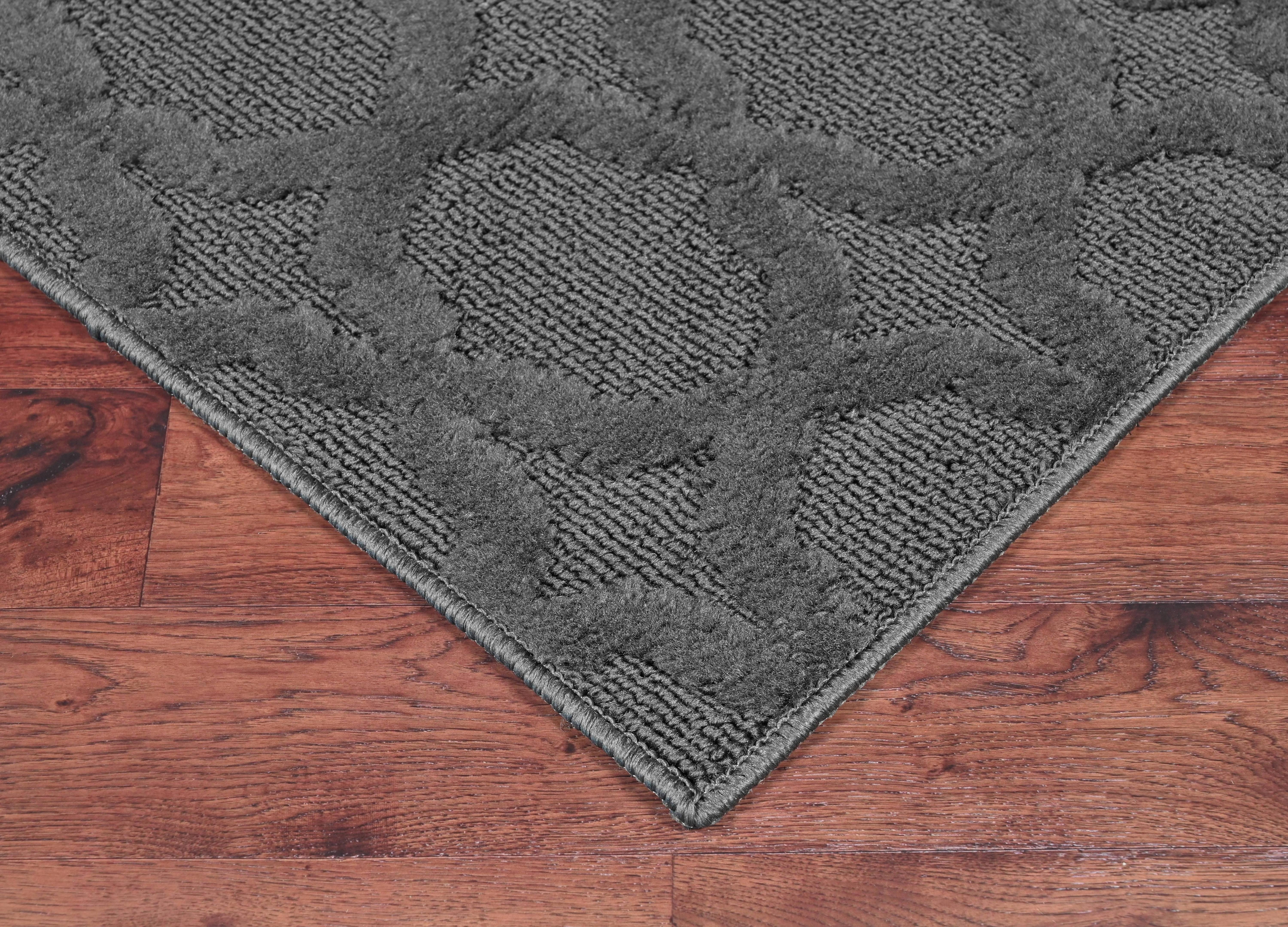 Garland Rug Sparta Cinder Gray Indoor Area Rug, 6' x 9'