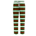 thumbnail image 5 of Zimjoy Green Pajama Pants Men Soft Elastic Waist Plaid Sleep Pant Casual Drawstring Warm Flannel Pajama Pants Comfy Loose Sleep Pant Christmas Sleep Bottoms with Pockets, Army Green L, 5 of 7