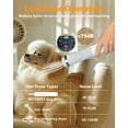 NRYDEPET Low Noise Pet Grooming Blower Handhold Portable High