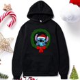 thumbnail image 2 of Suéter de punto con estampado de Navidad de Disney para mujer, suéter con capucha para el Día de San Valentín, ropa Y2k, Otoño e Invierno, 2 of 5