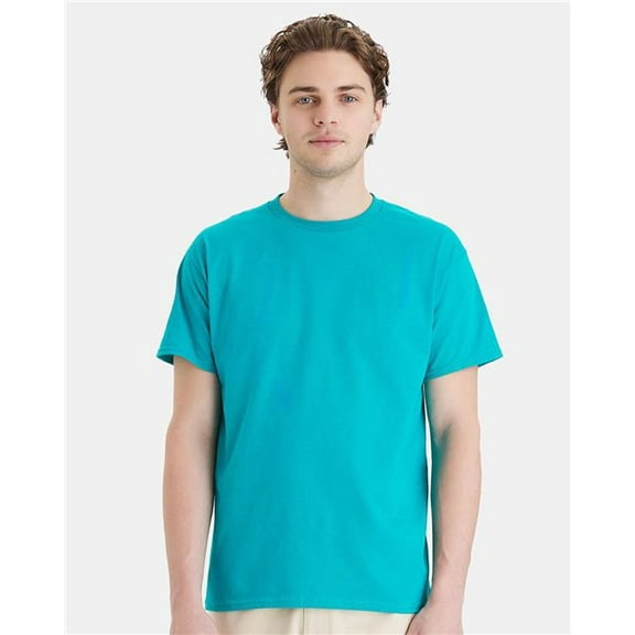 Hanes Essential-T T-Shirt - 5280 Blue Size S