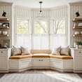 thumbnail image 2 of Linen Pinch Pleated Kitchen Curtains 30 Inch 2 Panels, Natural Linen Tier Curtains Back Tab Farmhouse Cafe, Light Filtering Small Window Drapes for Bathroom Laundry Room Off White, 2 of 6
