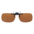 thumbnail image 4 of 5X Gafas de Sol Polarizadas con Clip Rectangulo Unisexo Marron Oscuro, 4 of 4