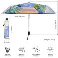 thumbnail image 3 of FORMRS Travel Umbrella Folding Auto Open Close Windproof Rain UV Protection, Seaside Boat, 3 of 8