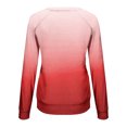 thumbnail image 5 of Chandails à Capuchon de Mode pour Femmes 2023 Manches Longues Décontractées Dégradé Jour Impression Col Rond Chandail en Molleton Col Rond Chandail Tunique Hauts 50 % de Rabais Liquidation Costumes Halloween/noël, 5 of 5