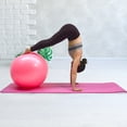 thumbnail image 4 of Pelota Pilates Yoga + Bomba Manual Centurfit  Rosa 60 Cm Fitness, 4 of 9