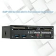 thumbnail image 3 of Pristin Card Reader,3.0 Hub Media Panel Audio Pc Media Panel Tf M2 5.25" Usb Port Internal Pc Internal Pc Media Cf Tf M2 Hub E Port Ms Cf Tf Qisuo U-sb Eryue, 3 of 6