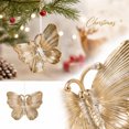 thumbnail image 6 of Gold Butterfly Hanging Ornament, Christmas Tree Decoration for Holiday Home Decor, Seasonal Party Display and Festive Decorating, 6 of 6