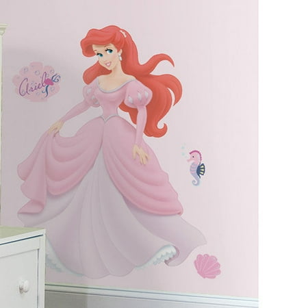 Room Mates Licensed Designs 35 Piece Ariel Giant Wall Decal Set