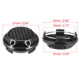 thumbnail image 4 of Unique Bargains 4pcs 63mm 67mm Wheel Center Hub Caps Hubcaps Covers Universal Rims Hub Cap Parts for Car Black, 4 of 6