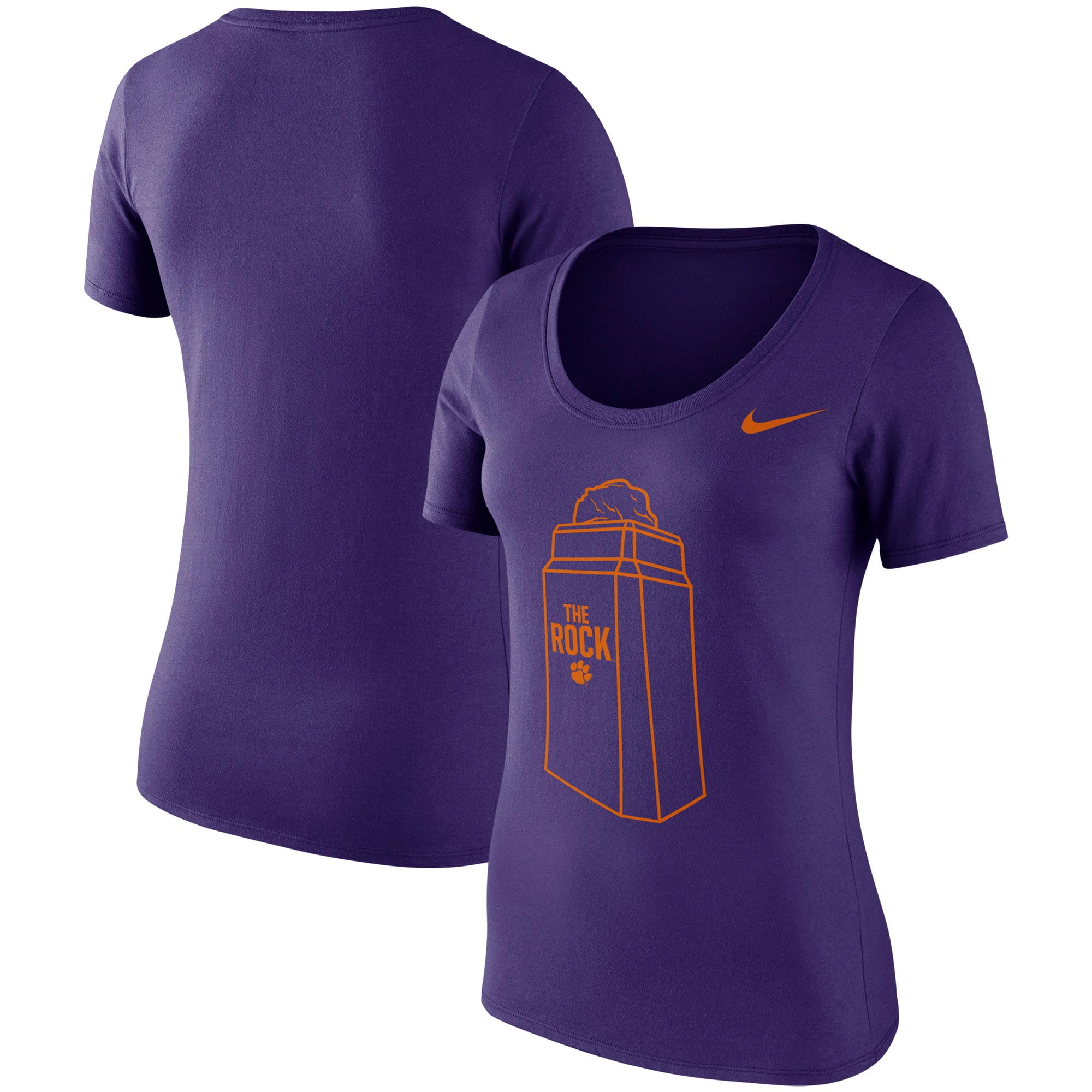 Nike - Clemson Tigers Nike Women's Local Cotton Scoop Neck T-Shirt ...