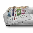 thumbnail image 3 of Sports Soft Flannel Fleece Throw Blanket, Children Team Playing Football Baseball Tennis Little Athletes Game Cartoon, Cozy Plush for Indoor and Outdoor Use, 70" x 90", Multicolor, by Ambesonne, 3 of 6