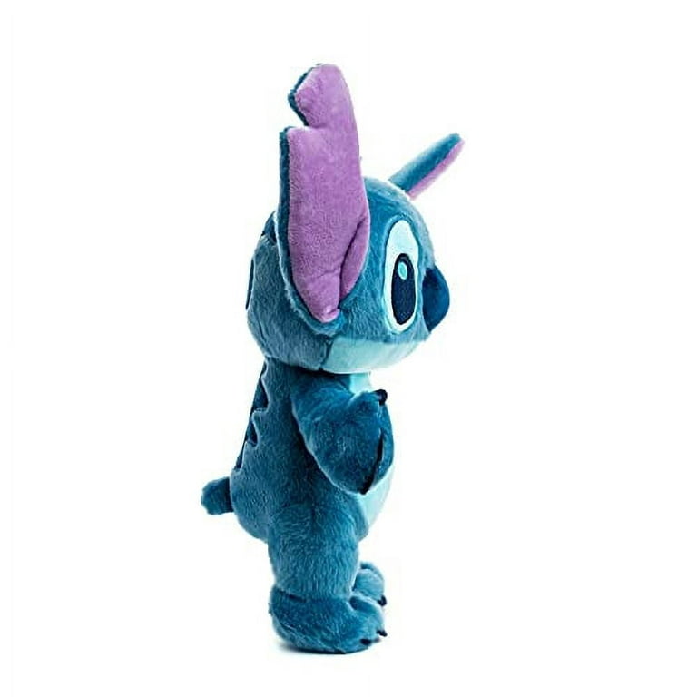 Disney Peluche Bebe - Peluche Stitch Dumbo - Peluches Doudou avec Son -  Jouet Premier Age - Cadeau (Bleu Stitch)