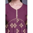 thumbnail image 5 of Bimba Kurta Anarkali Imprimée Longue Tenue de Soirée Évasée Kurtis pour Femmes, 5 of 5