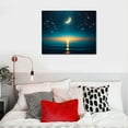 thumbnail image 5 of Nawypu Green Blue Aurora Wall Art Northern Light Canvas Prints on Picture Aurora Borealis Nature Starry Scenery Landscape Painting Modern Wall Decor for Home Bathroom Bedroom,abstract,Art, 5 of 6