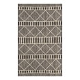 thumbnail image 2 of Unique Loom Outdoor Trellis Collection Area Rug - Dalyan (3' 3" x 5' 3" Rectangle Black/Natural), 2 of 11