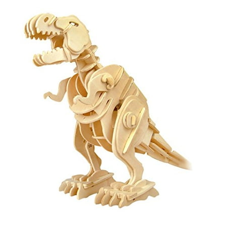 DINOROID T-Rex Walking & Roaring Puzzle 3D dinosaure en bois 