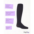 thumbnail image 3 of MeMoi Textured Toes Ribbed Tights - Girls - Female, 4-6, Navy, 3 of 12