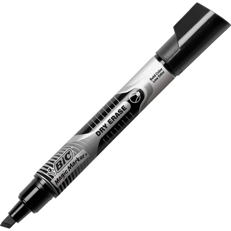 BIC, Chisel Tip Dry Erase Magic Markers, 4 / Set - Walmart.com