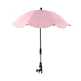thumbnail image 3 of Sombrilla para cochecito de bebé, moderna, impermeable, para viajes, caminatas y exteriores. rosa, 3 of 9