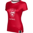 thumbnail image 2 of Women's Scarlet Chestnut Hill Griffins Football T-Shirt, 2 of 3
